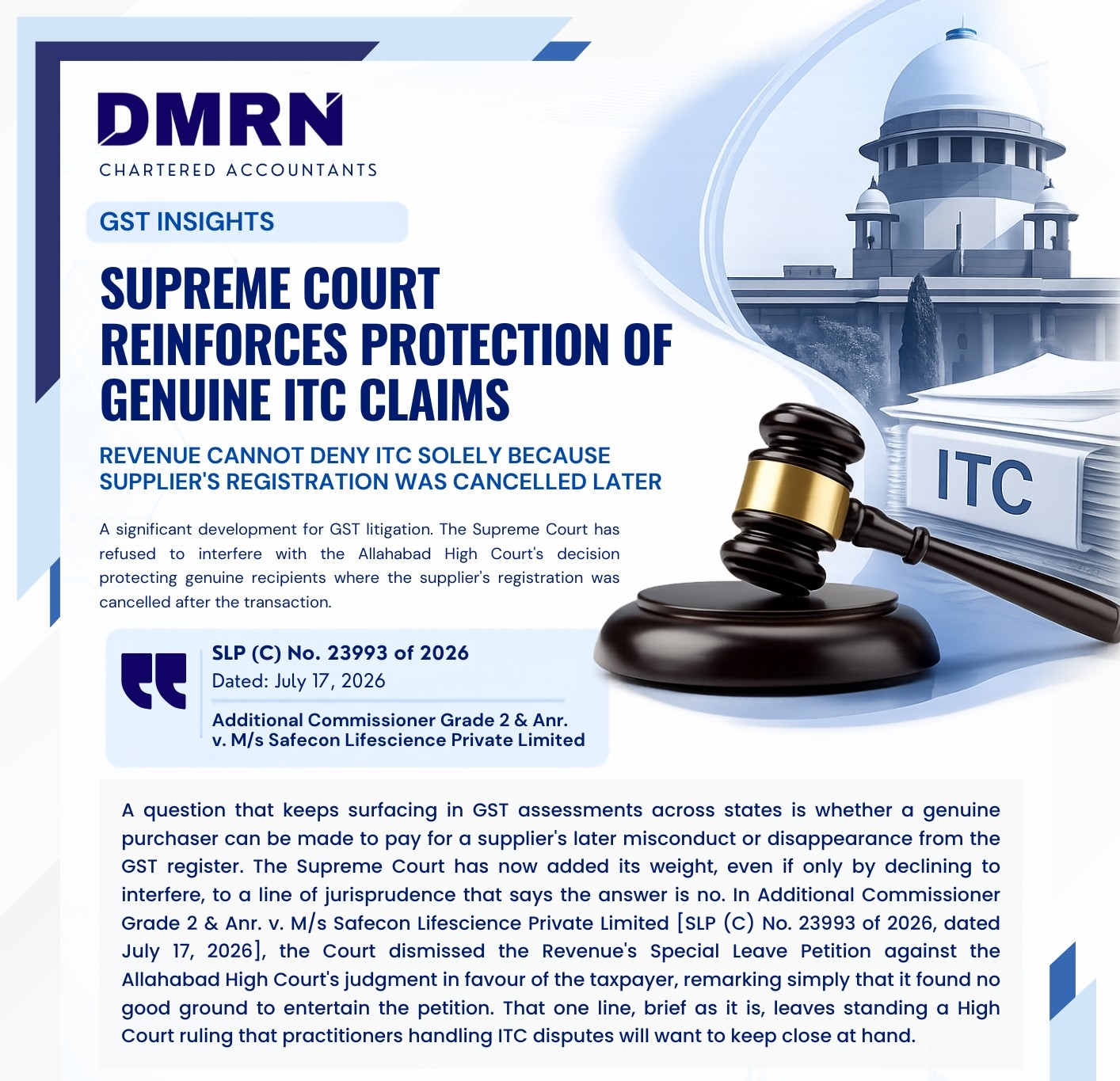 DMRN-GST INSIGHTS