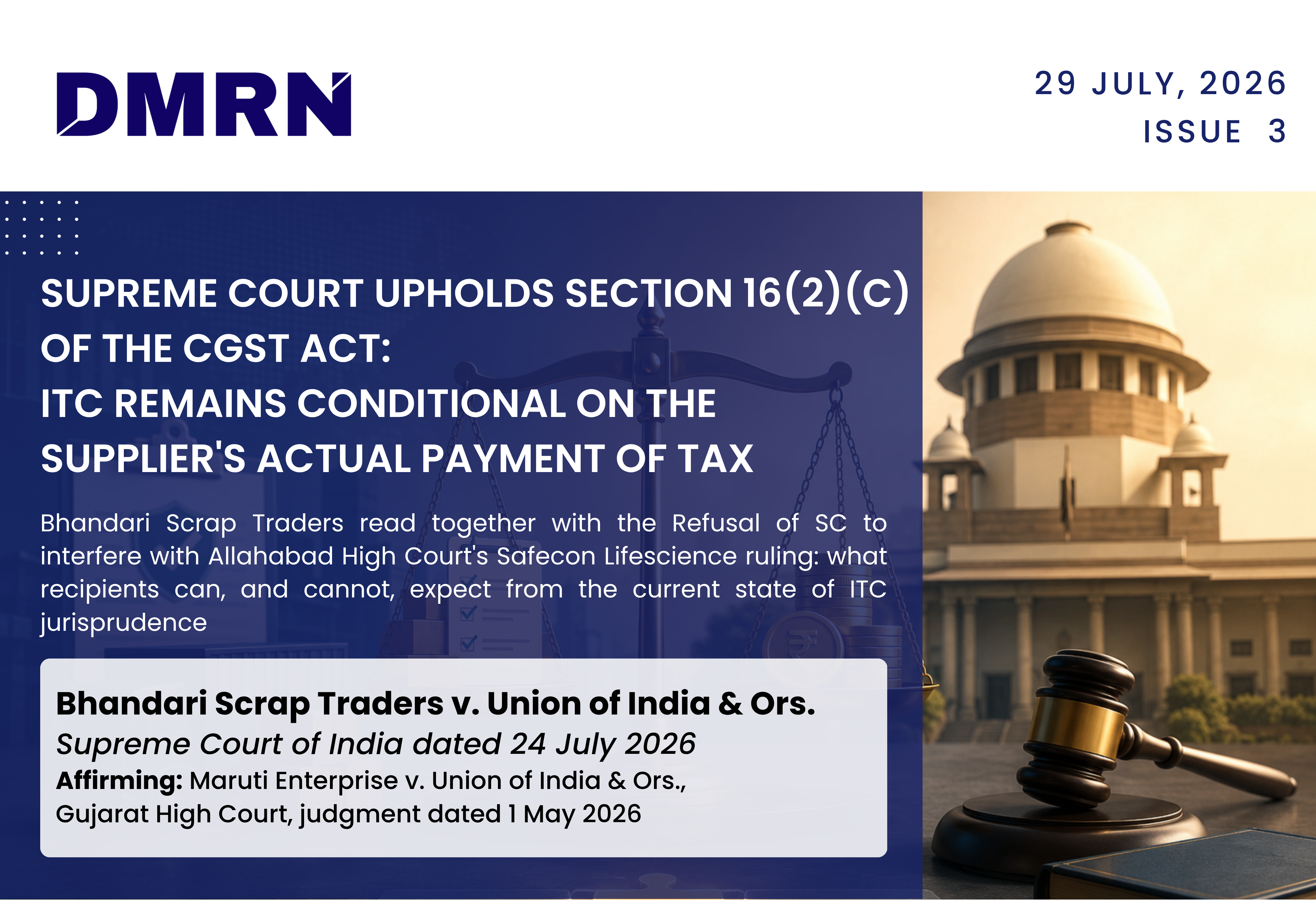 DMRN- Section 16(2)(c) Constitutional Validity